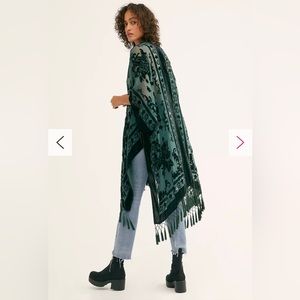 Free People Nightbird Burnout Kimono